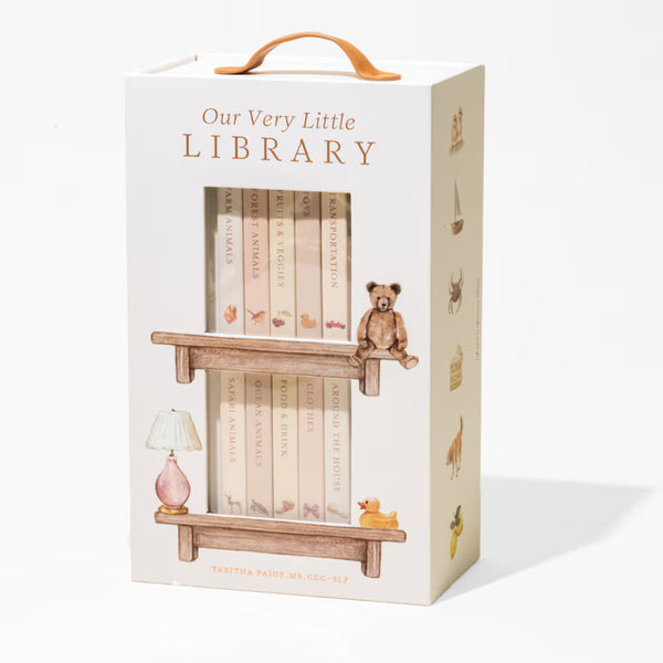 Our Very Little Library Board Book Set: A Foundational Language Vocabulary Board Book