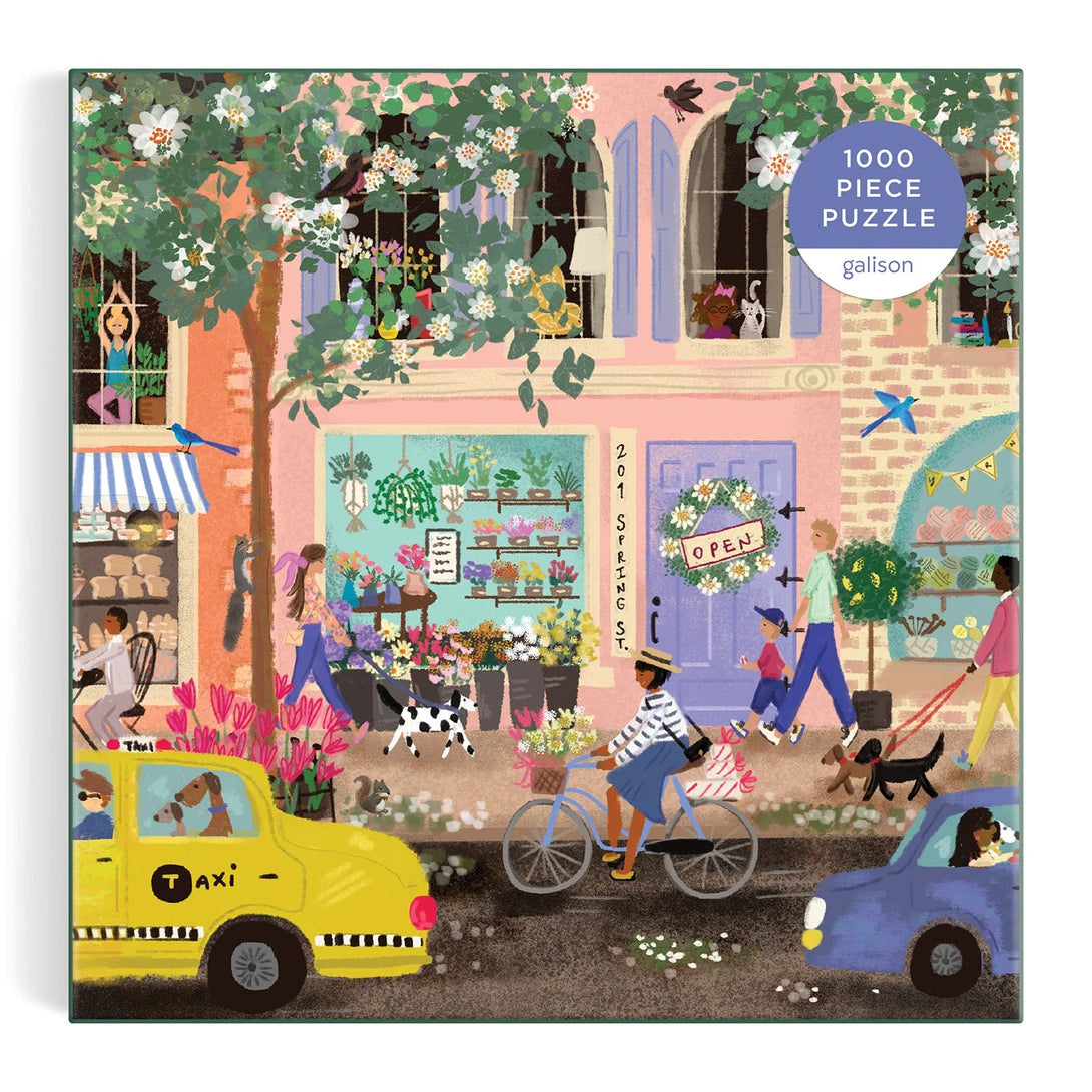 Galison - Spring Street 1000 Piece Jigsaw Puzzle – Baby Uni