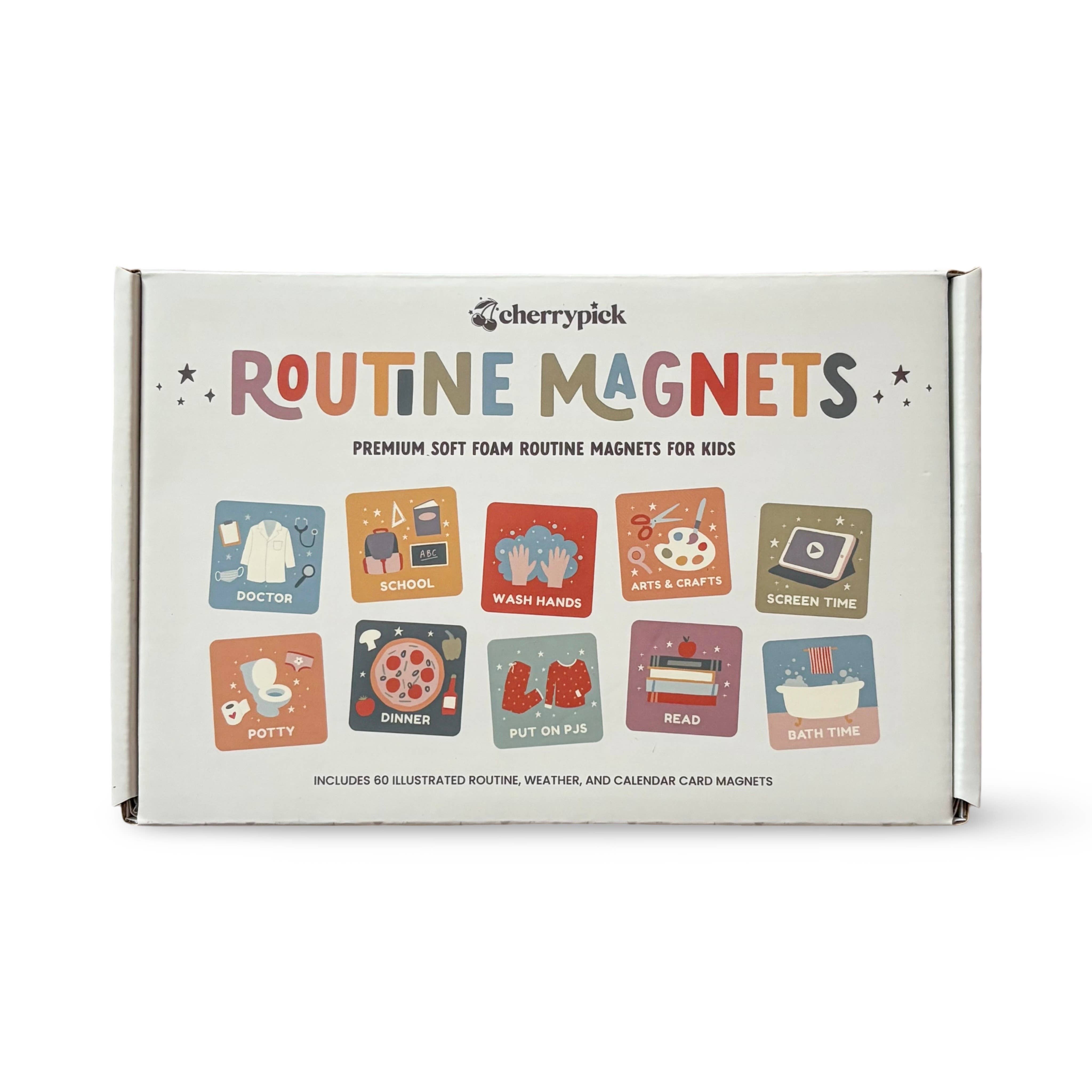 Routine Magnets - Soft Foam Magnetic Set (60 pc set) – Baby Uni