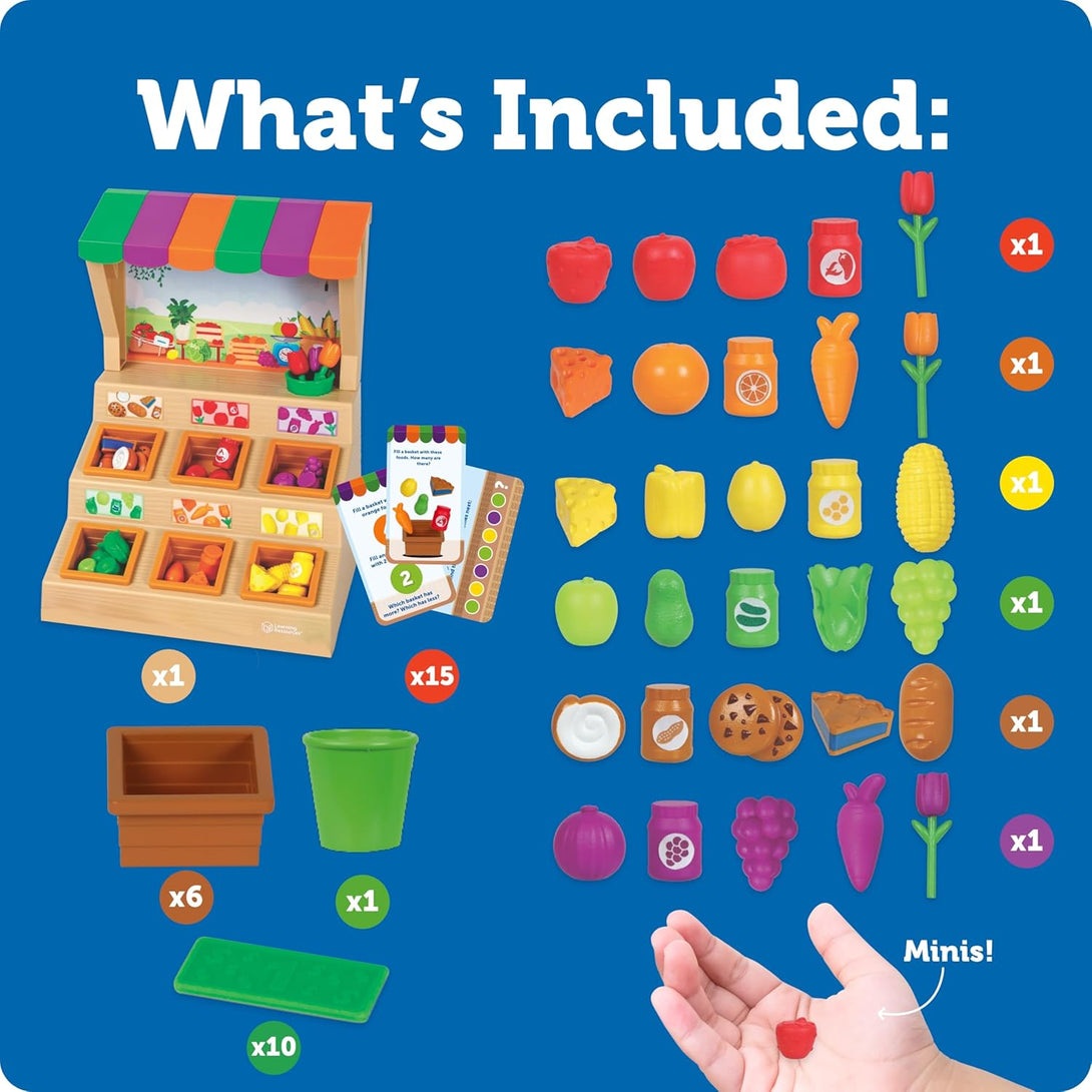 Learning Resources Mini Farmstand Sorting Set – Baby Uni