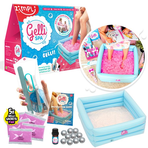 Zimpli Gelli Spa- Inflatable Foot Spa At Home Pedicure