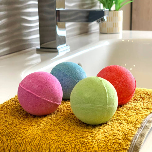 Zimpli Round Baff Bombz - Kids UK Made Bath Bomb Bath Toy