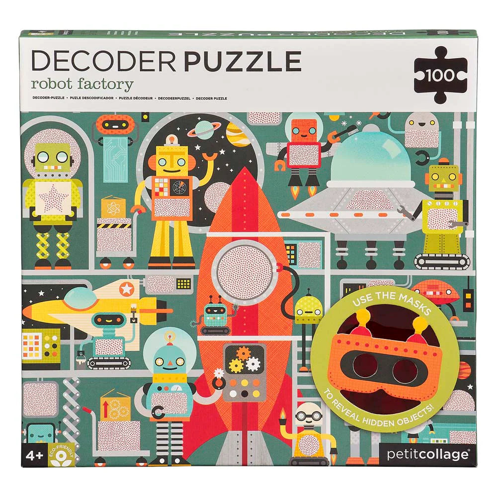 Robot Factory: 100-Piece Decoder Puzzle – Baby Uni