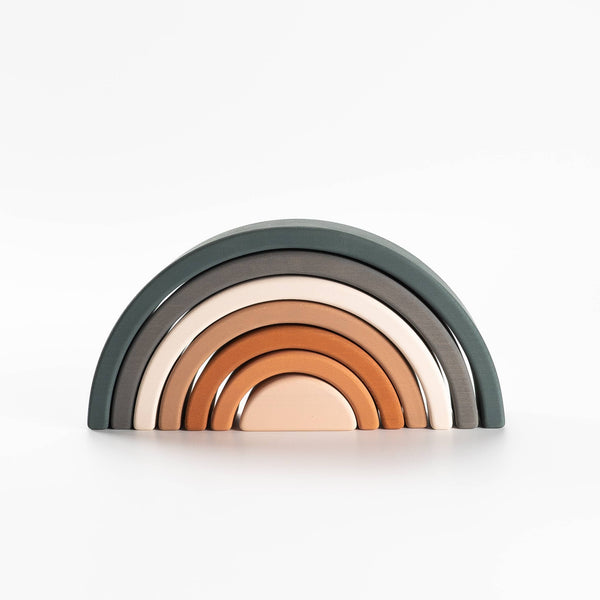 Wooden Rainbow toy / Grass