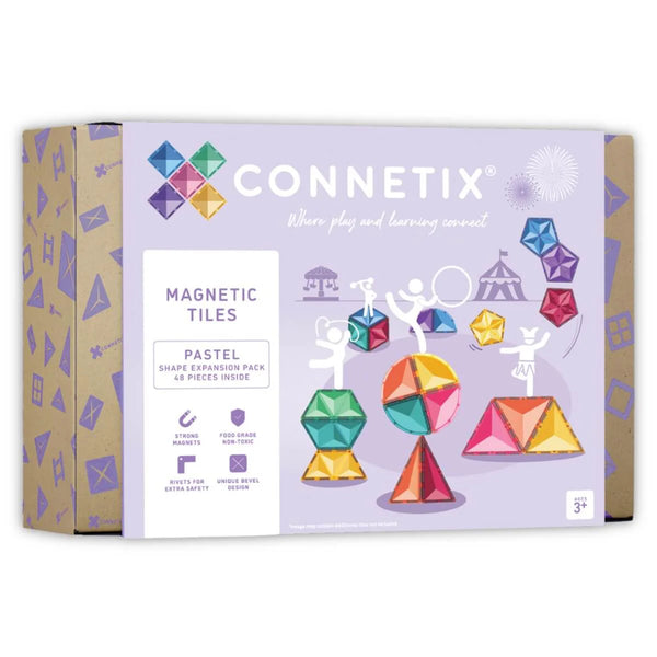 Pastel Shapes Expansion Pack 48 pc